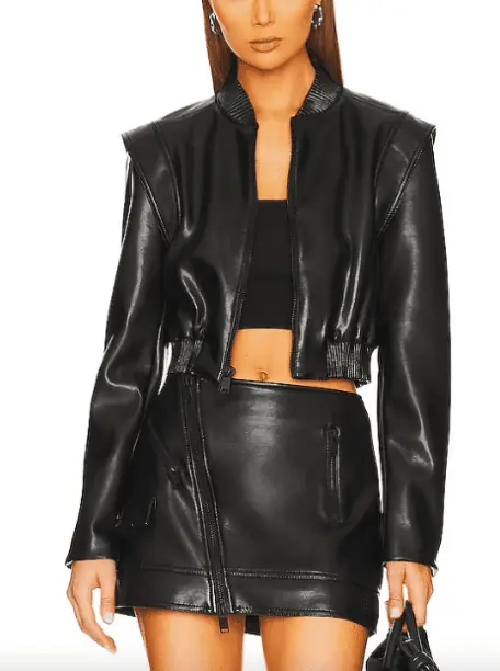 Tamra Judge's Black Leather Coat | Big Blonde Hair
