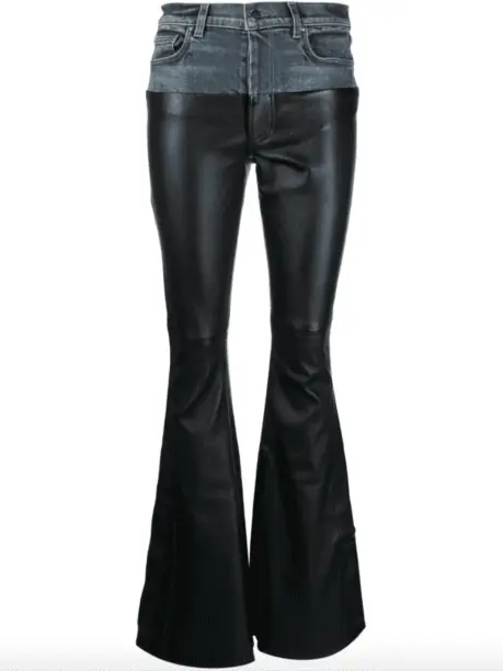 Lisa Barlow's Leather Jeans
