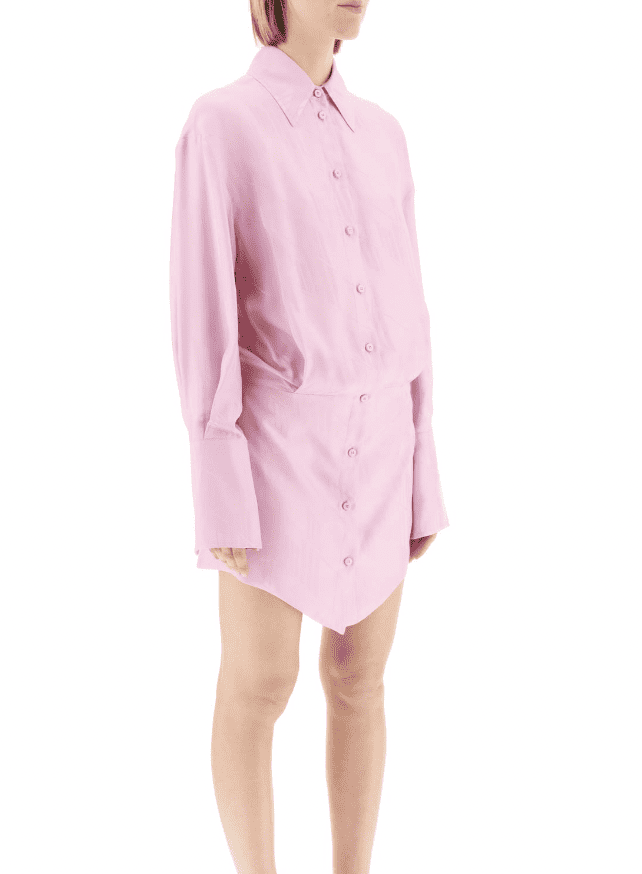 Paige DeSorbo's Pink Shirt Dress