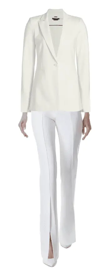 Shannon Beador White Suit on Watch What Happens Live
