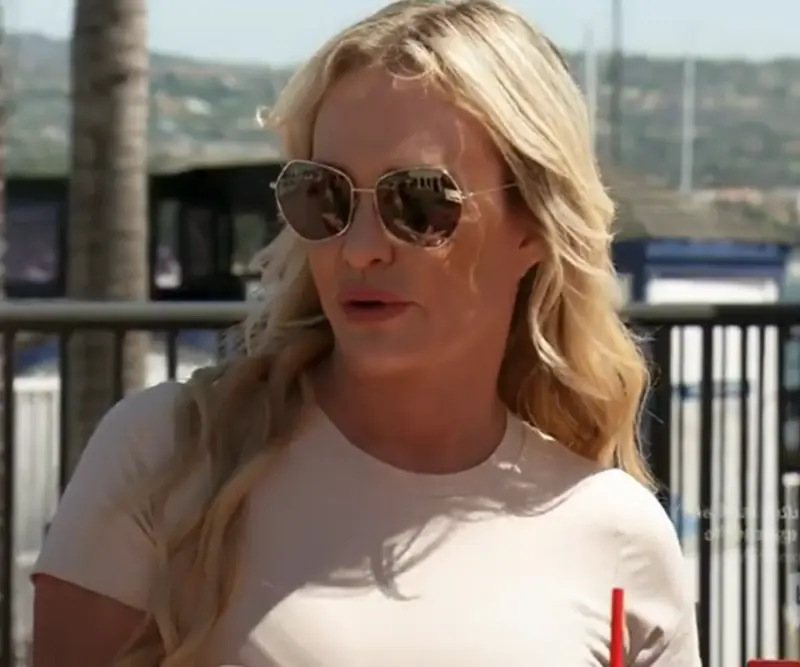 Taylor Armstrong's Gold Rimmed Sunglasse