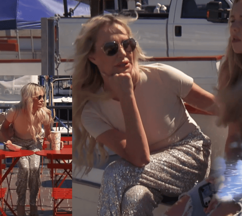 Taylor Armstrong's Sequin Joggers