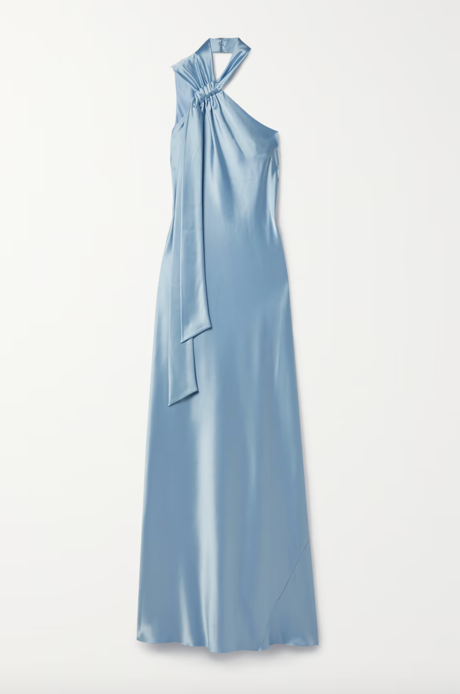 Erin Lichy's Blue Satin Confessional Dress