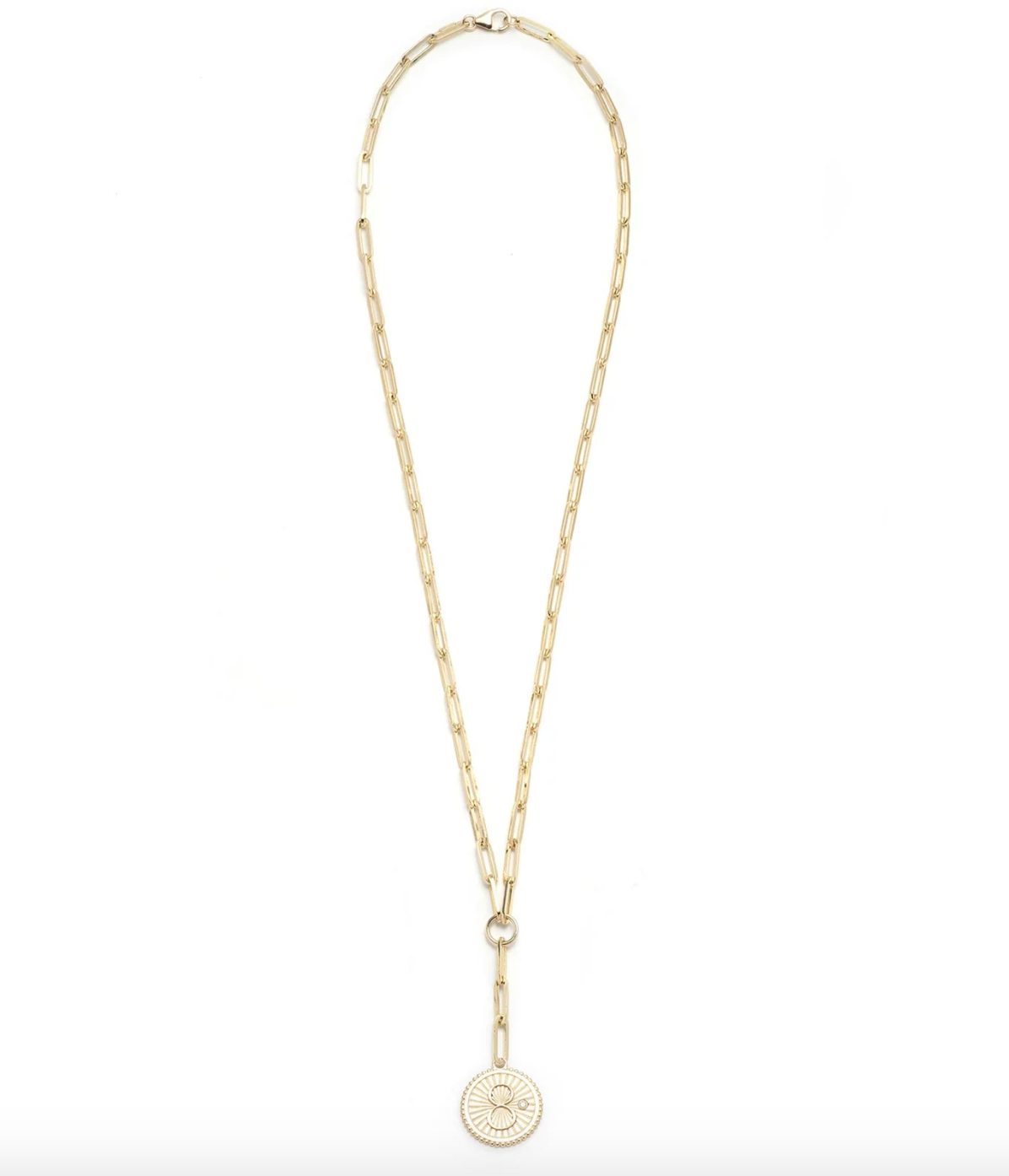 Erin Lichy's Gold Pendant Necklace