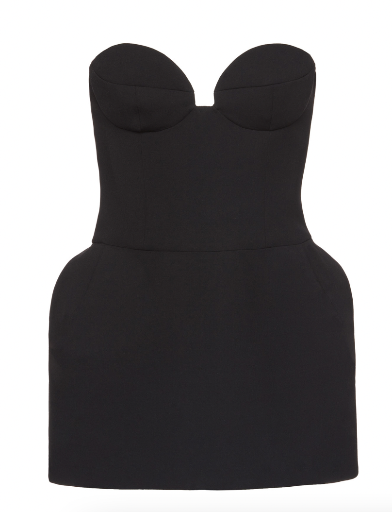 Kristin Cavallari's Black Strapless Mini Dress
