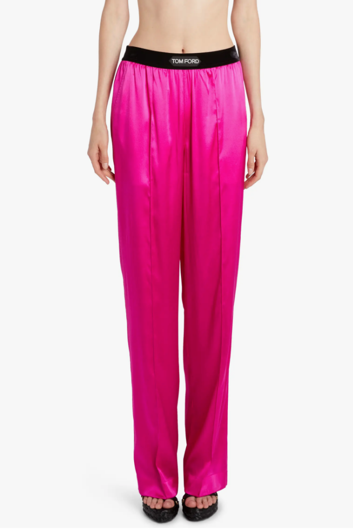 Melissa Gorga's Pink Satin Pants