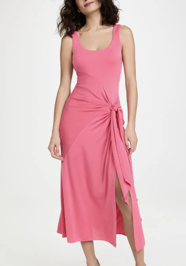 Heather Dubrow's Pink Tie Waist Dress