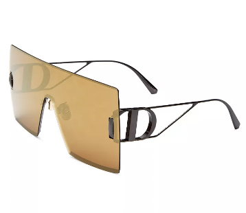 Meredith Mark's Brown Tinted Shield Sunglasses