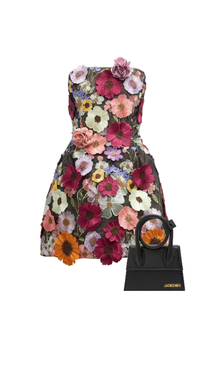 Paige DeSorbo's Floral Applique Dress