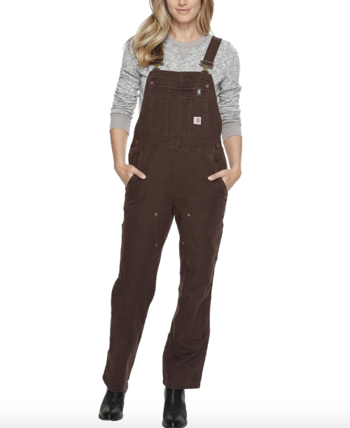 Madison LeCroy's Brown Overalls