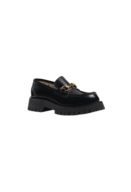 Erin Lichy's Black Platform Loafers