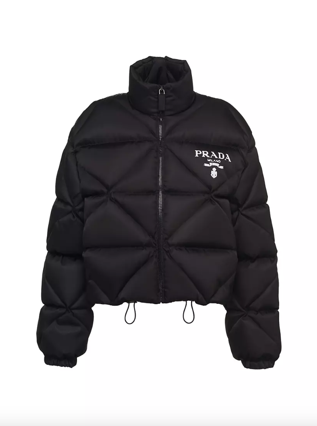 Kyle Richards' Black Quilted Puffer Jacket