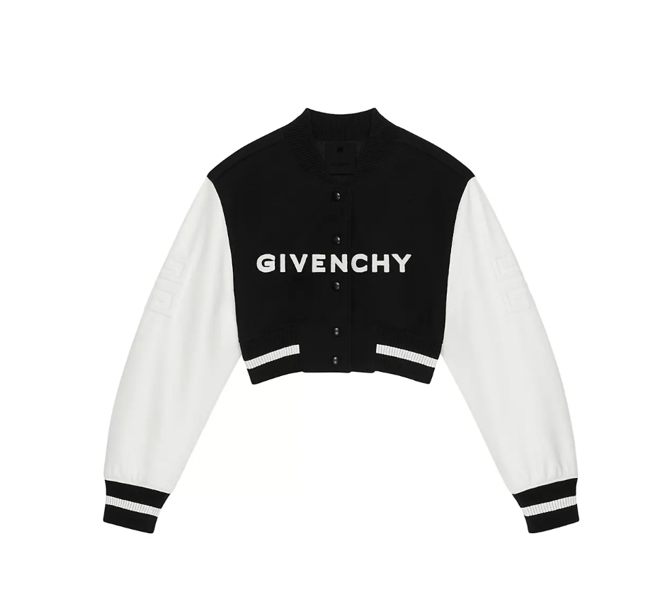 Lisa Barlow's Givenchy Black and White Varsity Jacket
