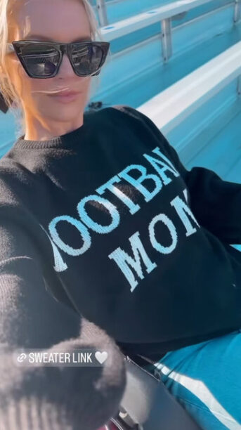 Madison LeCroys Football Mom Sweater