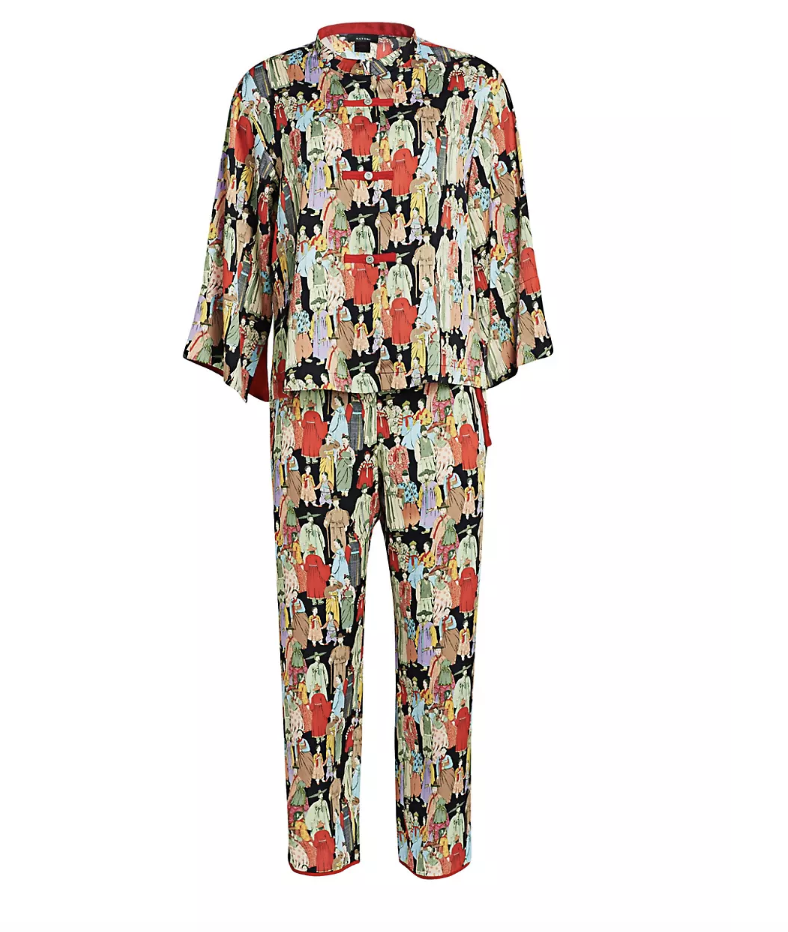 Mary Cosby's People Print Pajamas