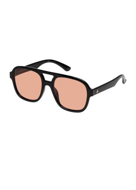 Olivia Flowers' Orange Aviator Sunglasses