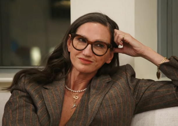 Jenna Lyons' Grey Pinstripe Blazer