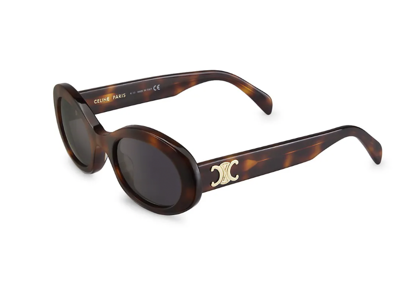 Meredith Mark's Brown Oval Sunglasses