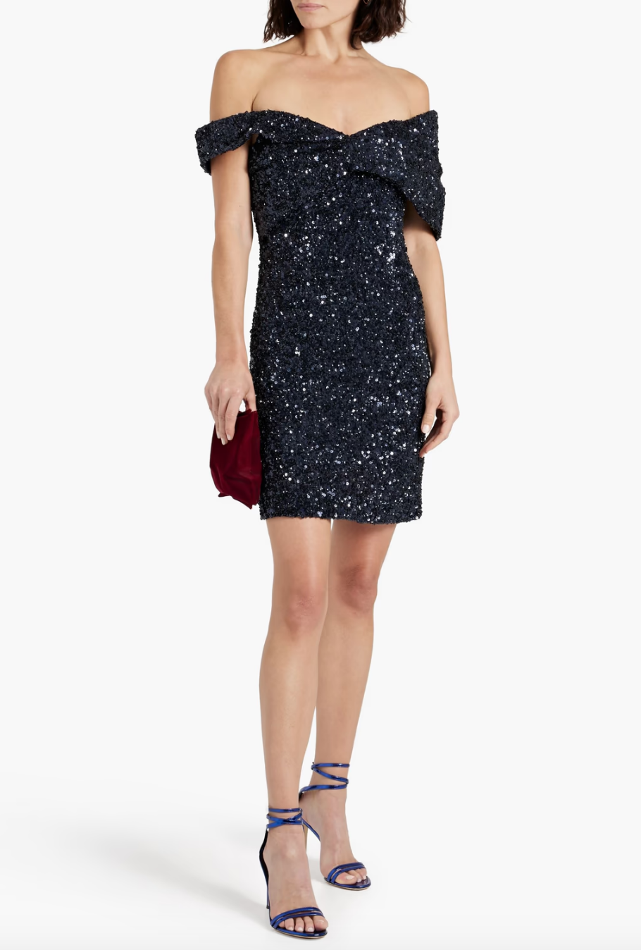 Crystal Kung Minkoff's Navy Sequin Confessional Dress