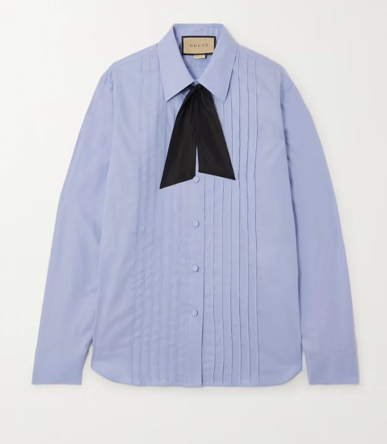 Heather Gay's Blue Tie Confessional Top