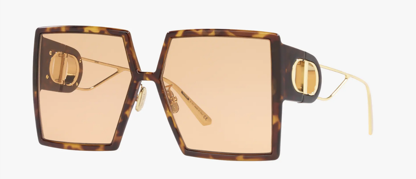 Sutton Stracke's Brown Oversized Sunglasses