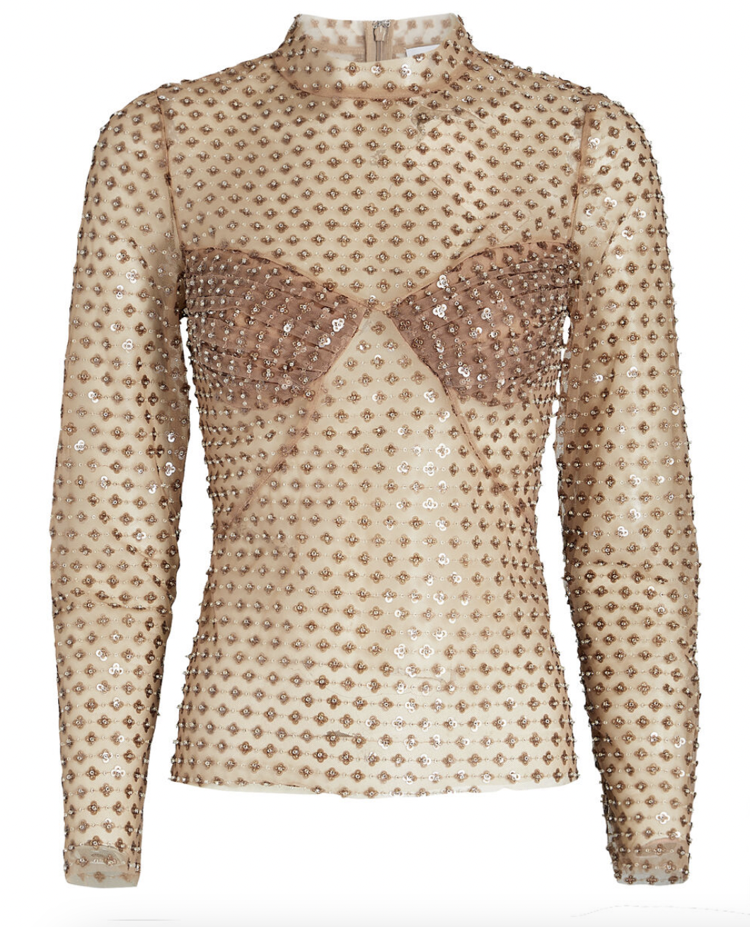 Sutton Strackes Crystal Embellished Top