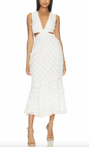 Adriana de Moura's White Dress