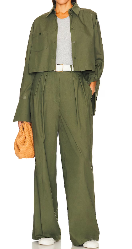 Annemarie Wiley's Army Green Shirt and Pants