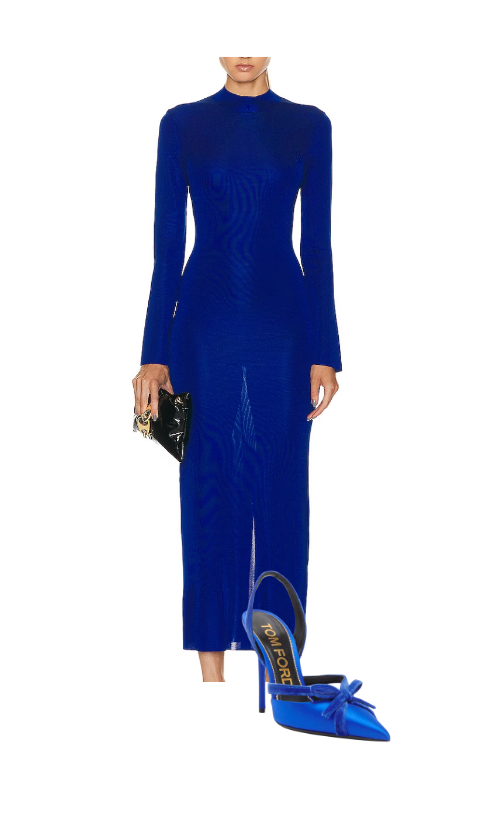 Brynn Whitfield's Blue Dress