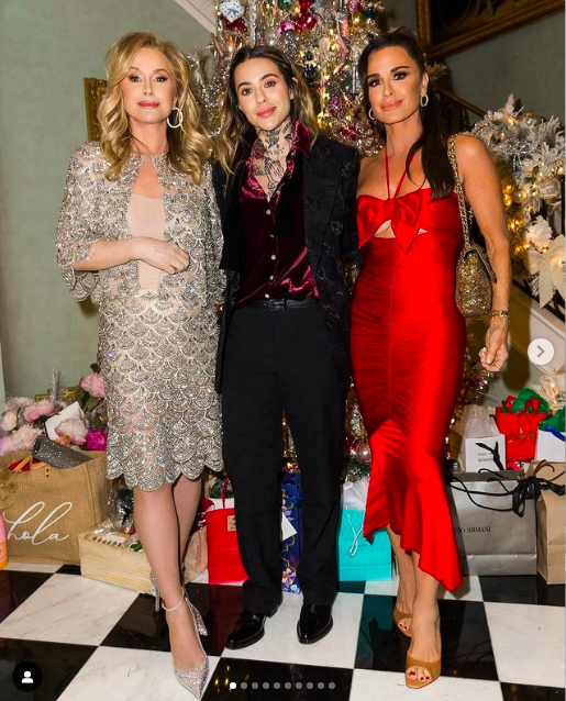 Kyle Richards' Red Bow Dress