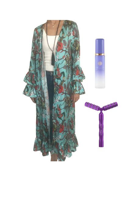 Kyle Richards' Robe and Beauty Products