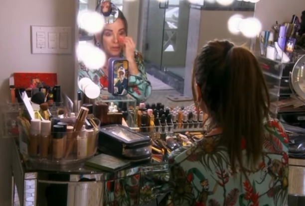 Kyle Richards' Robe and Beauty Products
