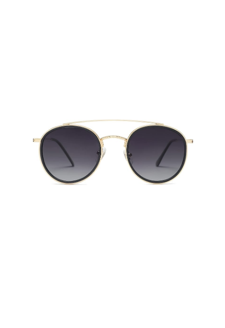 Madison LeCroy's Black Round Sunglasses