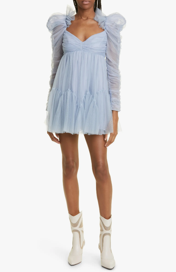 Venita Aspen's Blue Tulle Confessional Dress