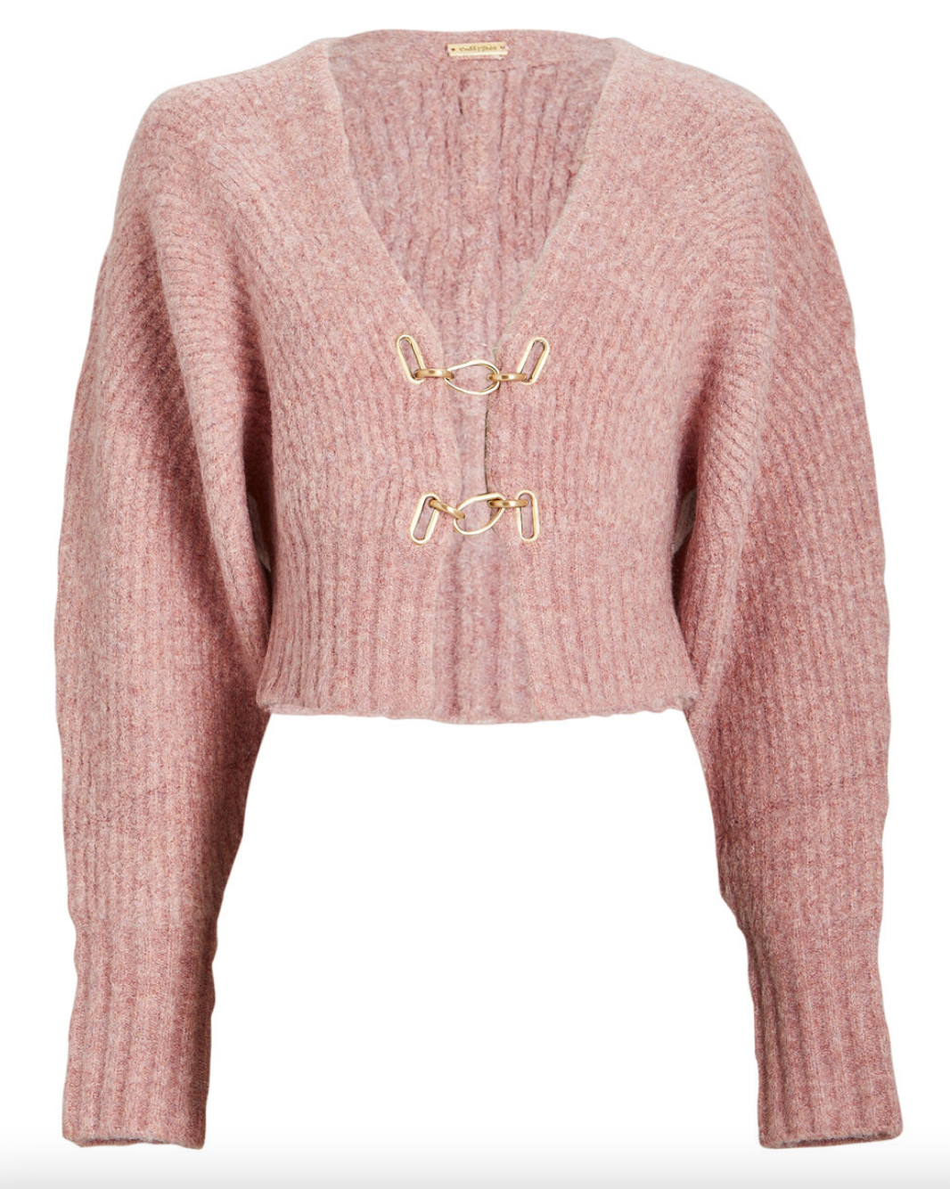 Annemarie Wiley's Pink Cutout Sweater