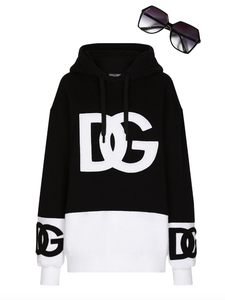 Garcelle Beauvais' Black D&G Sweatshirt