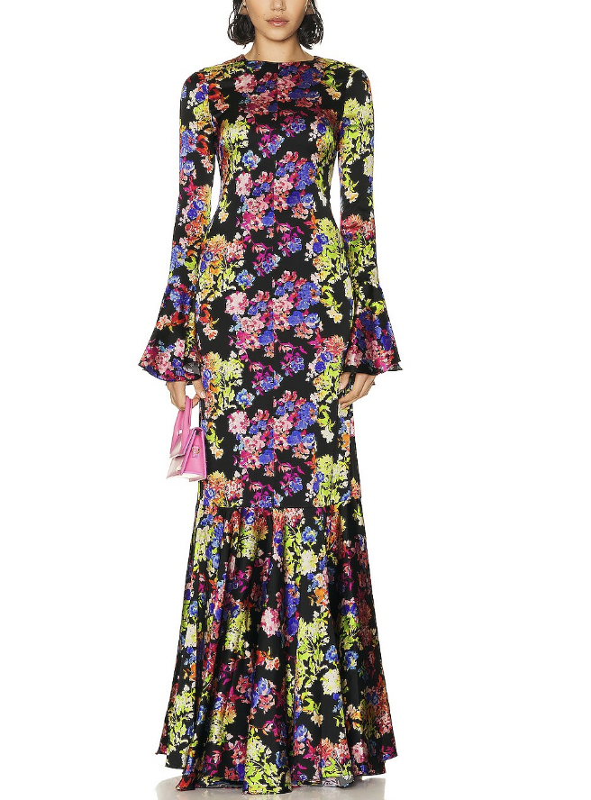 Garcelle Beauvais' Floral Maxi Dress