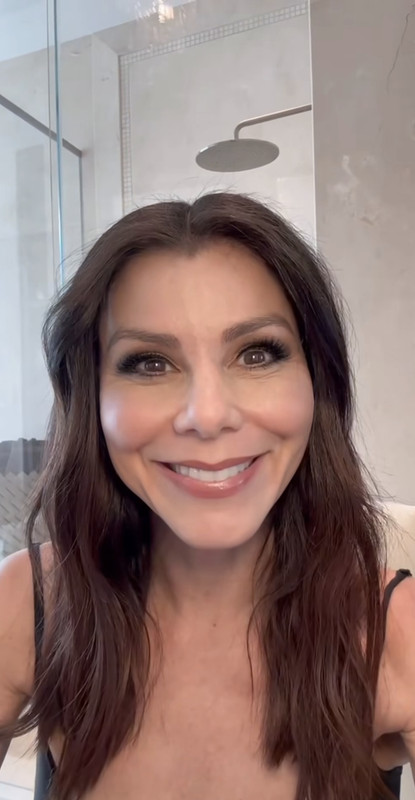 Heather Dubrow's Skincare Regimen and Lip Look