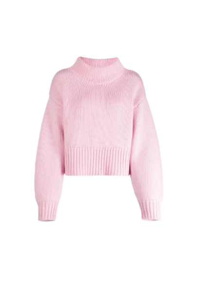 Paige DeSorbo's Pink Turtleneck Sweater