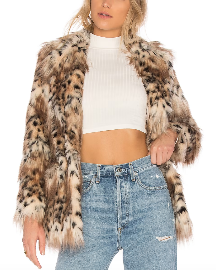 Whitney Rose's Leopard Fur Jacket