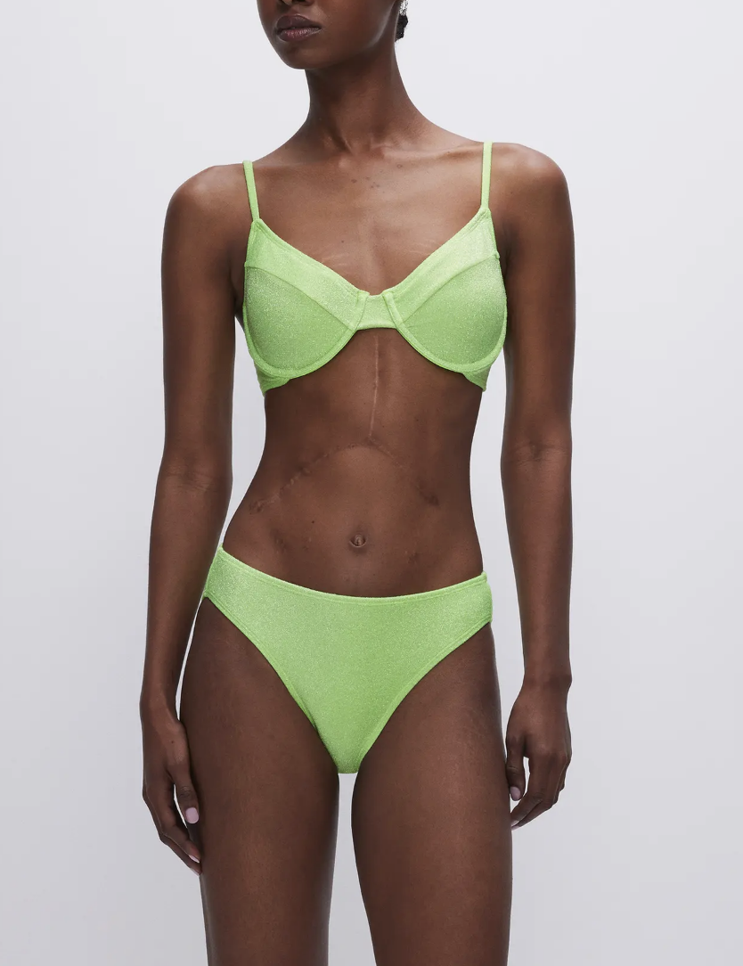 Ariana Madix's Green Sparle Bikini