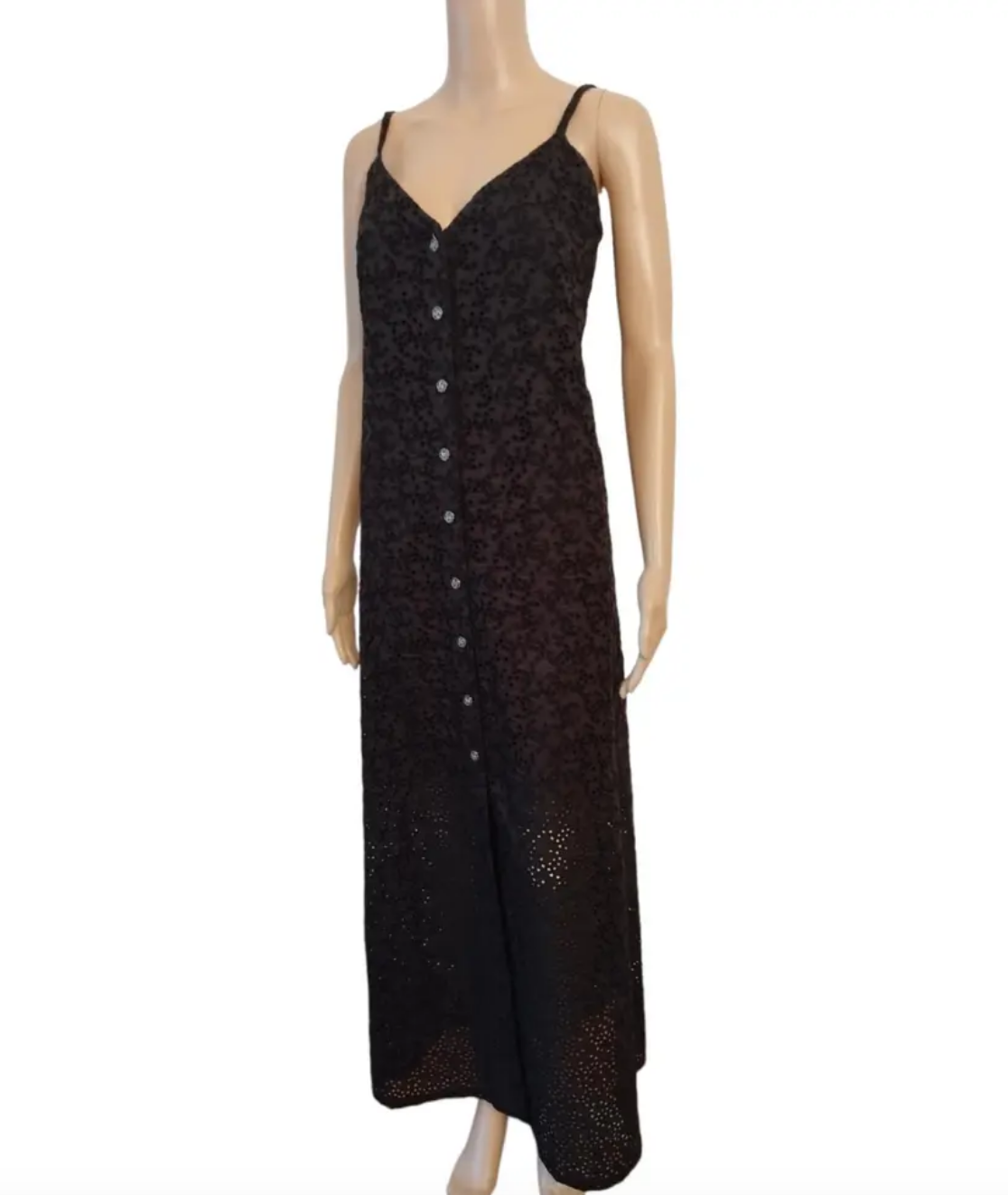 Dorit Kemsley's Black Lace Maxi Dress