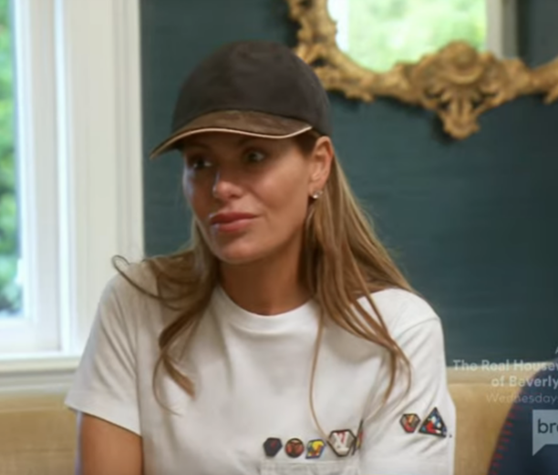 Dorit Kemsley's White Patchwork Tee