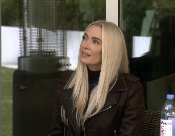 Erika Girardi's Brown Leather Jacket