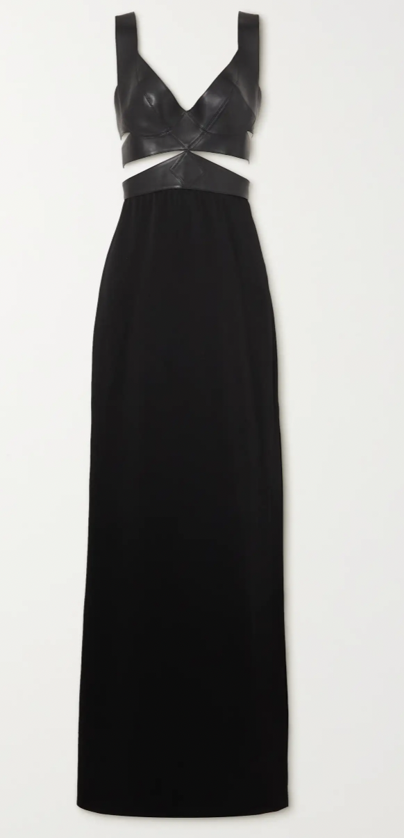 Erin Lichy's Black Cutout Gown