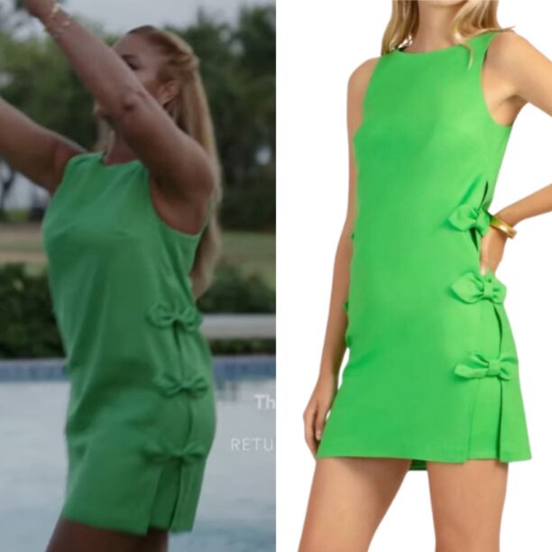 Gizelle Bryant's Green Bow Dress