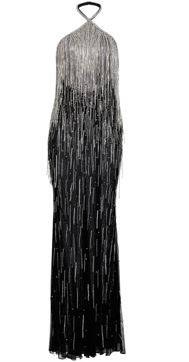 Kandi Burruss' Crystal Embellished Gown