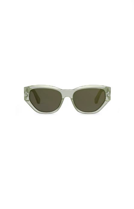 Kyle Richards' Green Cat Eye Sunglasses
