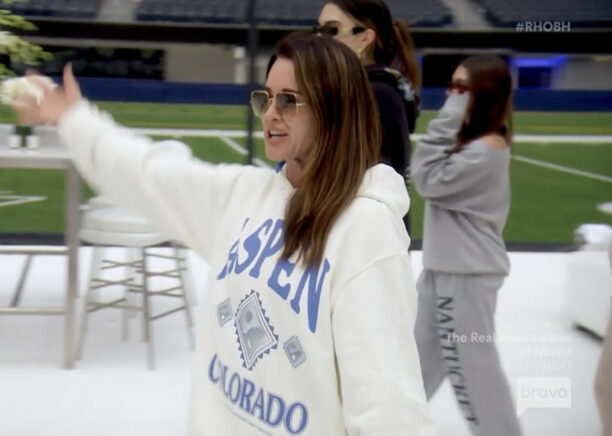 Kyle Richards White Aspen Sweatsuit