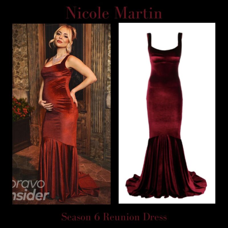 Nicole Martin's Real Housewives of Miami Season 6 Reunion Dress